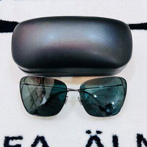DIOR MissDior B2U Butterfly Sunglasses H4A0 SHINY BLACK WITH GREY LENS 63mm